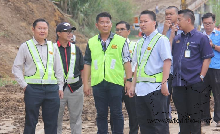 Hentikan Aktiviti Di Kawasan Tanah Runtuh Di Jalan Kundasang Ranau