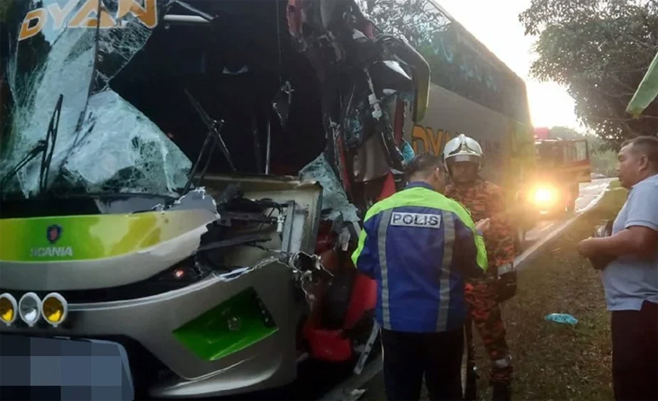 Cedera Bas Rempuh Lori Di Jalan Tamparuli Ranau Sabah Post