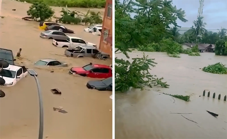 Penampang Sipitang Dilanda Banjir Kilat Sabah Post